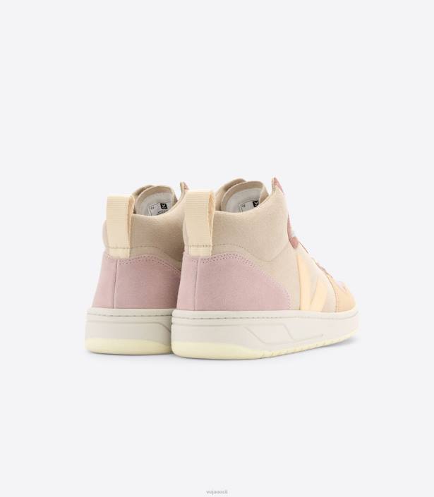 Women Veja V-15 SUEDE MULTICO PEACH kingad 80LZ239