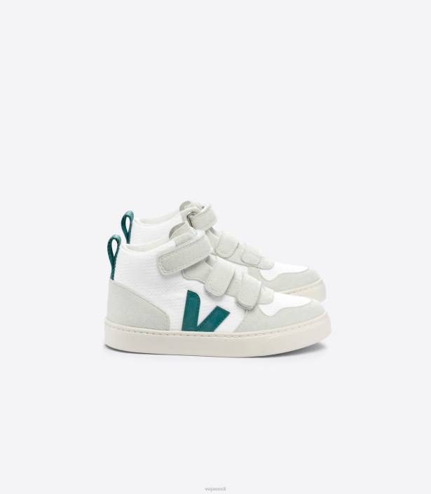 lapsed Veja v-10 keskmise b-silmaga valge Bretagne kingad 80LZ344