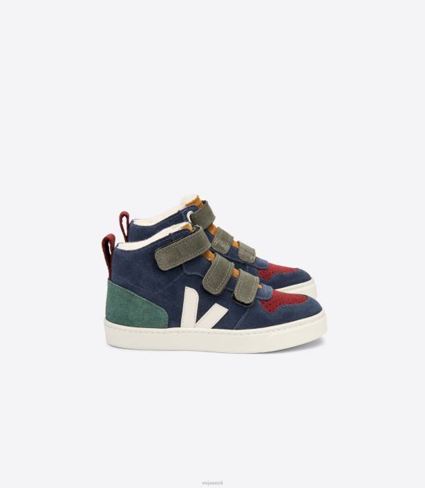 lapsed Veja v-10 mid fured suede multico nautico cyprus kingad 80LZ352