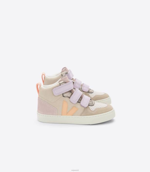 lapsed Veja v-10 mid suede multico mandli virsik kingad 80LZ350