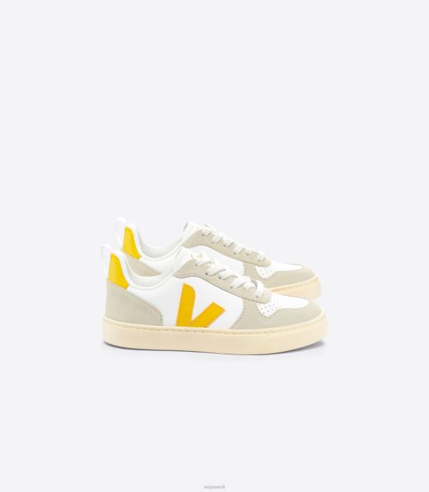lapsed Veja v-10 kroomivaba nahk valge ouro mandel kingad 80LZ358