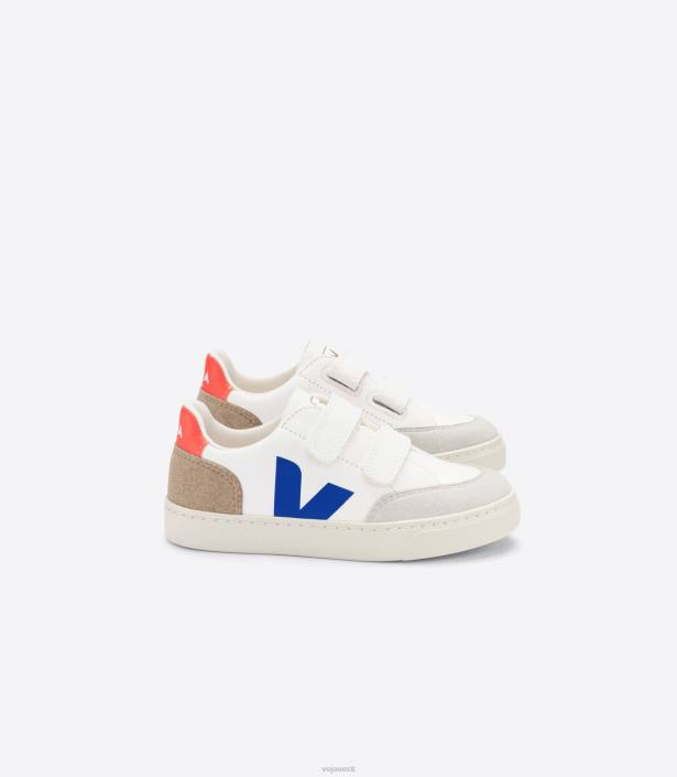 lapsed Veja v-12 kroomivaba nahast valge multico miel kingad 80LZ303