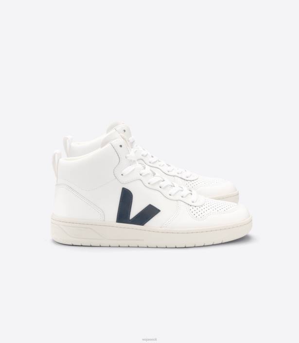 mehed Veja v-15 nahast valge nautico kingad 80LZ87