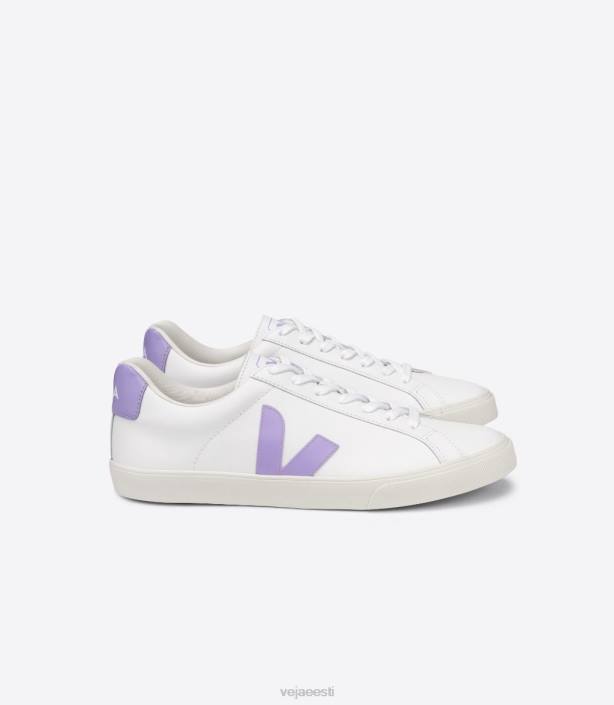 naised Veja esplari nahast valge lavand kingad 80LZ243