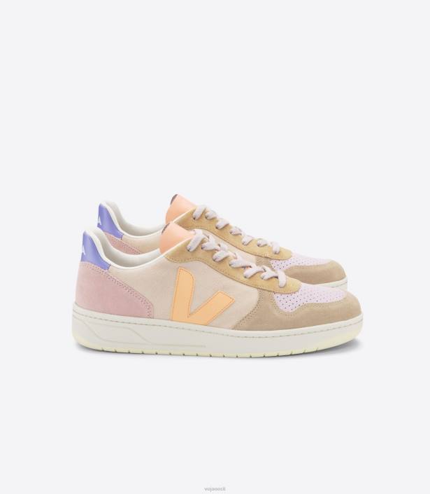 naised Veja v-10 suede multico virsik kingad 80LZ234