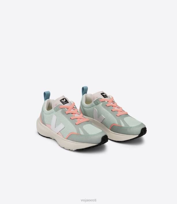 lapsed Veja kanaari elastsed paelad alveomesh matcha valge kingad 80LZ390