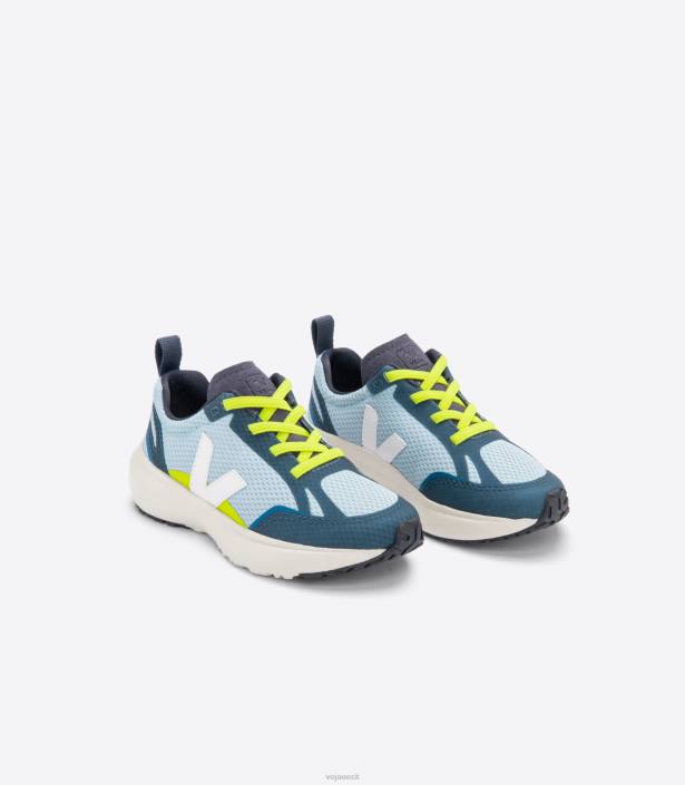 lapsed Veja kanaari elastsed paelad alveomesh terasest valge kingad 80LZ383