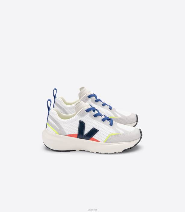 lapsed Veja kanaari elastsed paelad alveomesh valge nautico kingad 80LZ381