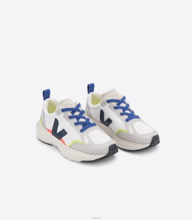 lapsed Veja kanaari elastsed paelad alveomesh valge nautico kingad 80LZ381