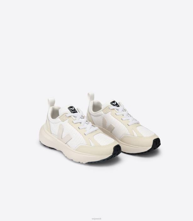 lapsed Veja kanaari elastsed paelad alveomesh valge pierre kingad 80LZ391
