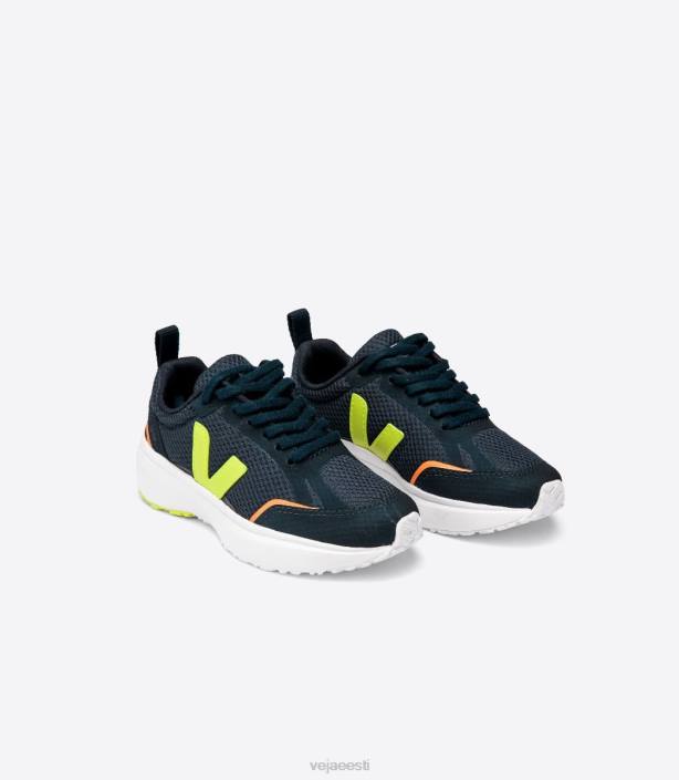 lapsed Veja kanaari pitsid alveomesh nautico jaune fluo kingad 80LZ389