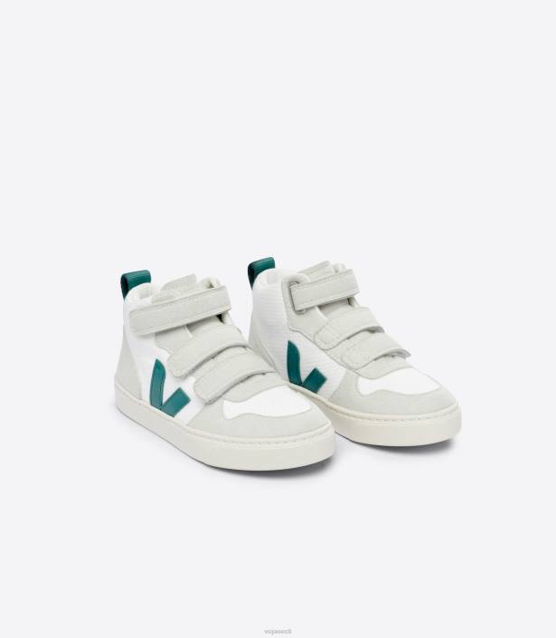 lapsed Veja v-10 keskmise b-silmaga valge Bretagne kingad 80LZ344