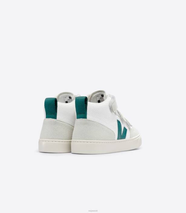 lapsed Veja v-10 keskmise b-silmaga valge Bretagne kingad 80LZ344