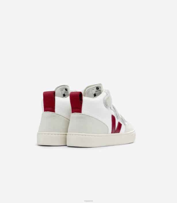 lapsed Veja v-10 keskmise b-silmaga valge marsala kingad 80LZ343