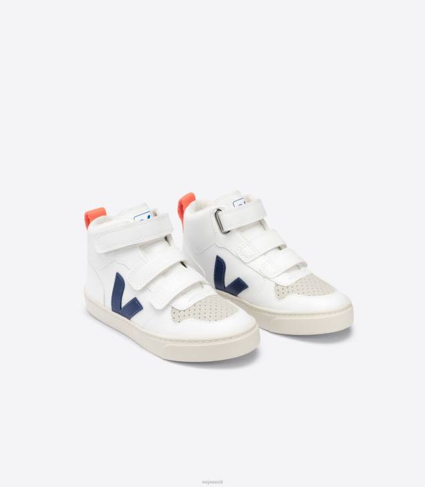 lapsed Veja v-10 mid cwl valge koobalt oranž fluo kingad 80LZ346