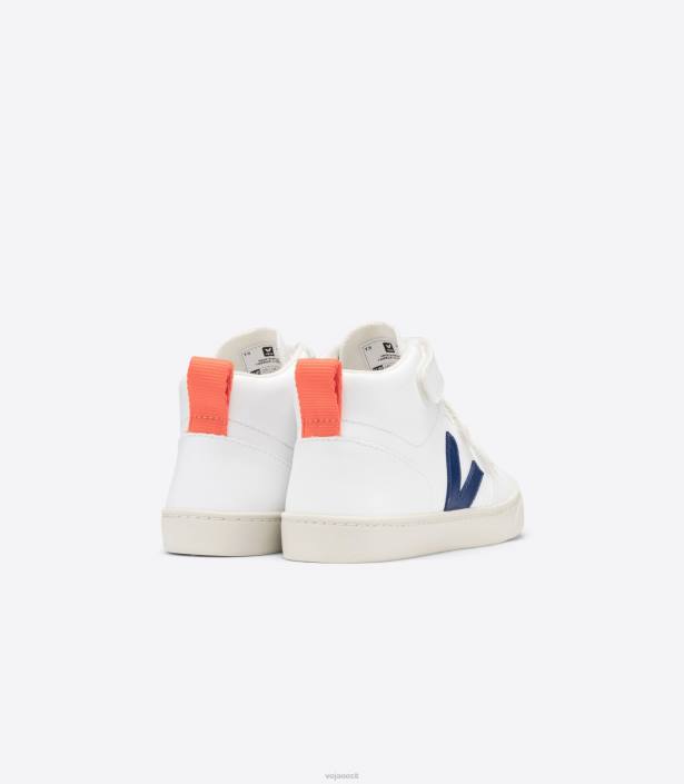 lapsed Veja v-10 mid cwl valge koobalt oranž fluo kingad 80LZ346