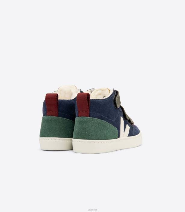 lapsed Veja v-10 mid fured suede multico nautico cyprus kingad 80LZ352