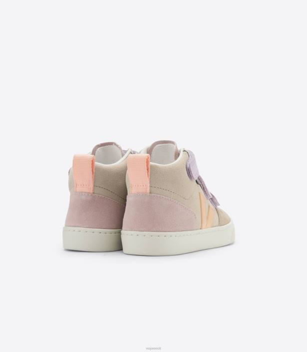 lapsed Veja v-10 mid suede multico mandli virsik kingad 80LZ350
