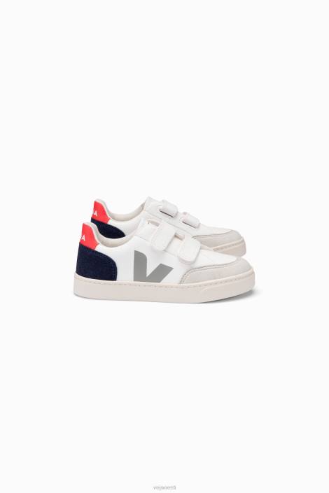 lapsed Veja v-12 kroomivaba nahast valge multico nautico kingad 80LZ310