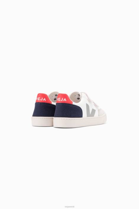 lapsed Veja v-12 kroomivaba nahast valge multico nautico kingad 80LZ310