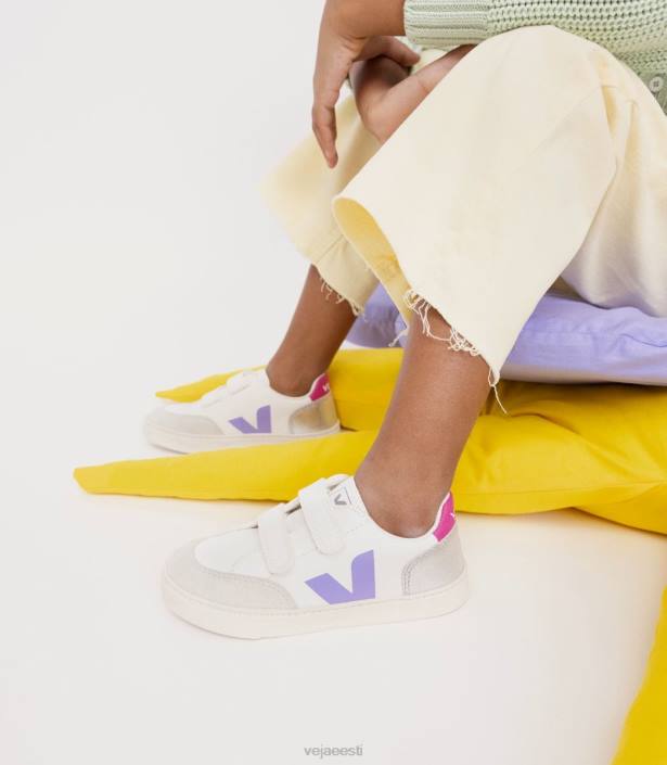lapsed Veja v-12 kroomivaba nahk multico hõbe kingad 80LZ307