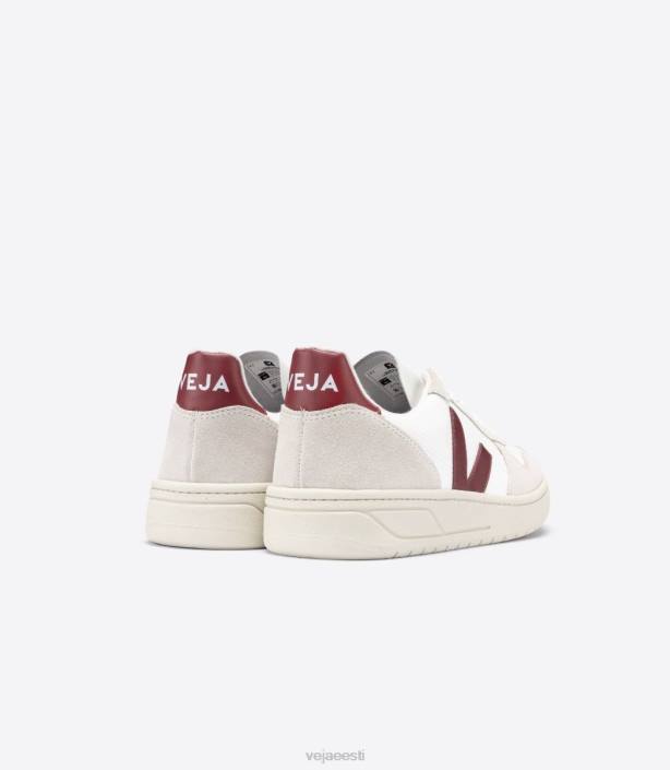 mehed Veja v-10 b-silma valge naturaalne marsala kingad 80LZ57