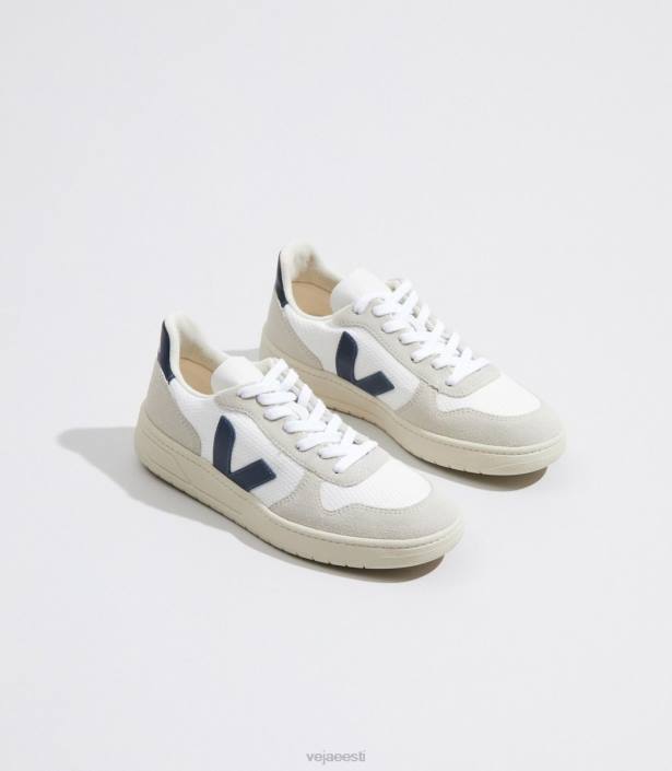mehed Veja v-10 b-silma valge nautico kingad 80LZ46