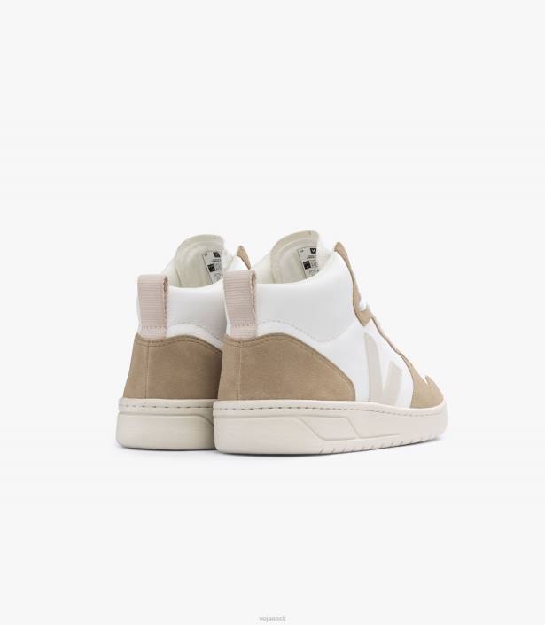 mehed Veja v-15 kroomivaba nahk valge pierre sahara kingad 80LZ80