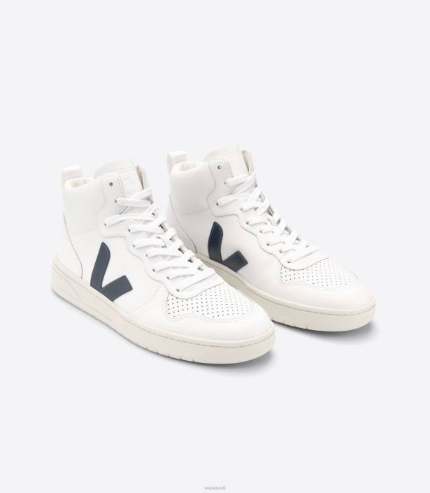 mehed Veja v-15 nahast valge nautico kingad 80LZ87