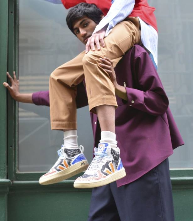 naised Veja X v-15 nahast marni must kingad 80LZ240