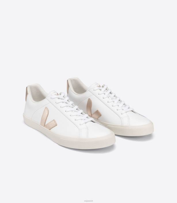 naised Veja esplar nahk valge plaatina kingad 80LZ241