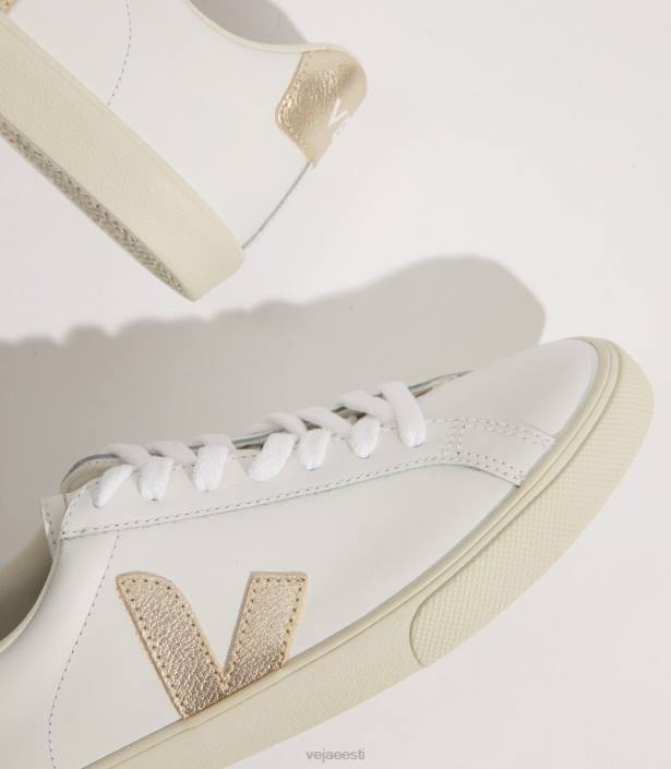 naised Veja esplar nahk valge plaatina kingad 80LZ241