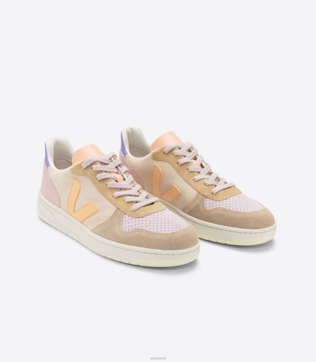 naised Veja v-10 suede multico virsik kingad 80LZ234